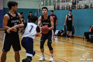 Huang Ho Yin took another three-pointer, and earned 25 points and 17 rebounds at the game.