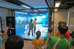 VR Immersive learning experience was provided by the School of Health Sciences.