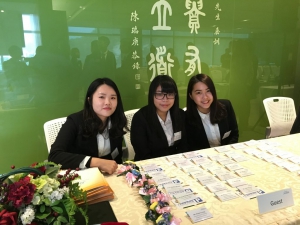 3 student representatives of CIHE attended the ceremony as JINESS Student Ambassador.