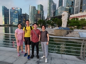 Physiotherapy students undertook clinical practicum in Singapore.