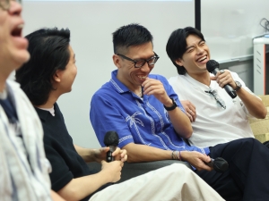 活動邀請到導演尹子香先生、演員黃溢濠先生及導演朱世麟先生擔任映後談分享嘉賓。
